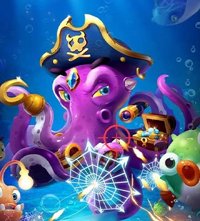 APALDO fishing game with underwater theme and prize targets