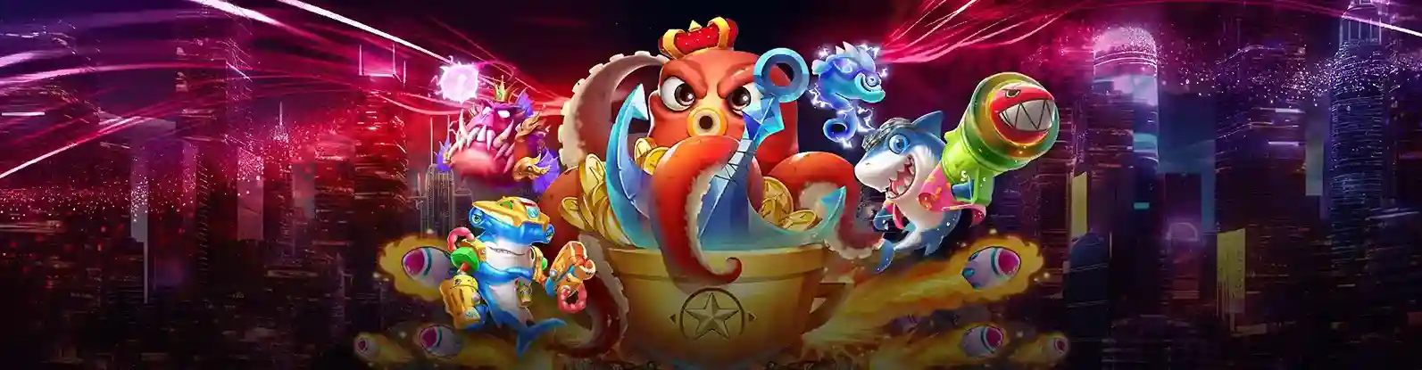 Full-screen action from APALDO fishing slots